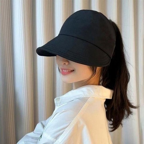 라일리 Rly 썬캡 썬바이저 햇빛 챙모자 웨이브 차단 여름 자 49606498_이미지