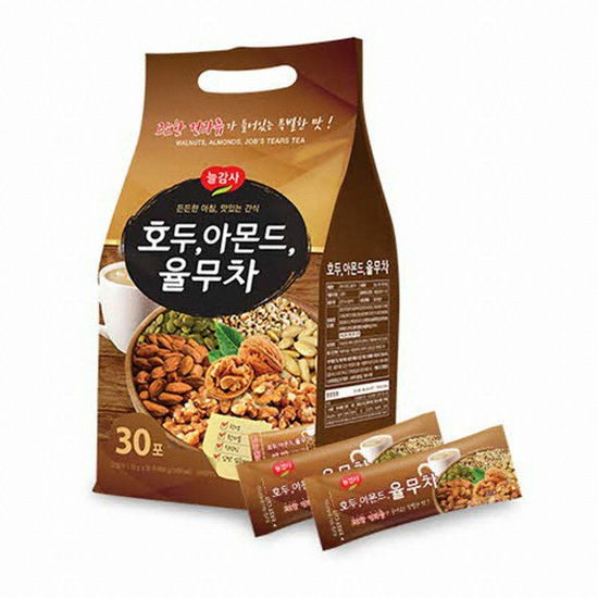 광야식품 늘감사 호두 아몬드 율무차 30T이미지입니다. 누르면 해당 게시물로 새창이동합니다.