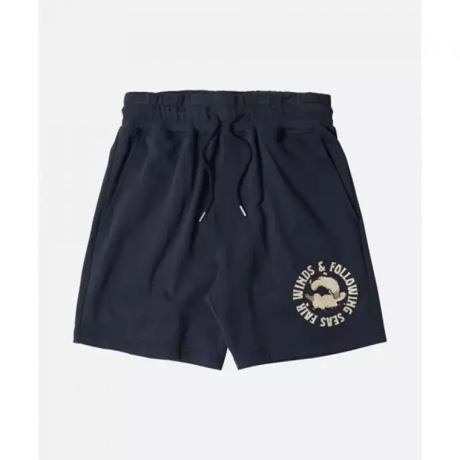 가먼츠 프리즘웍스 FRIZMWORKS PLATYPUS SWEAT HALF PANTS _ NAVY FZWPT056_이미지