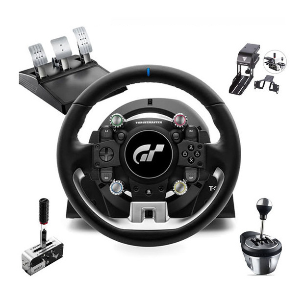 Thrustmaster T-GT II 레이싱 휠 (+TH8A시프터,핸드브레이크,클램프(3페달))
