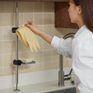 세호물산 밧드야 A-폴 액세서리 행주/고무장갑 거치대