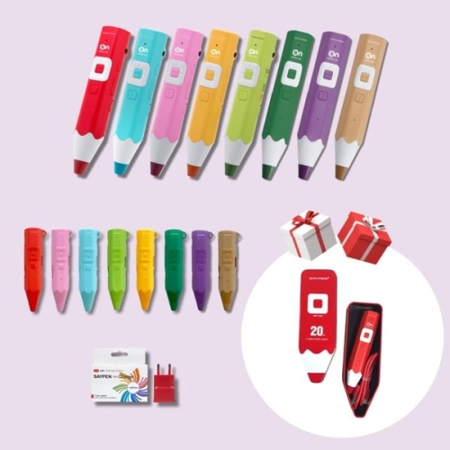 세이펜 5천원 4세대 레인온펜 + 틴케이스 실리콘 케이스 전용 충전기 865411_이미지