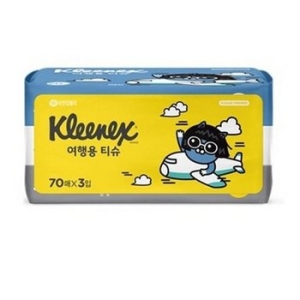크리넥스 카카오프렌즈 여행용 티슈 70매 (3입)이미지입니다. 누르면 해당 게시물로 새창이동합니다.