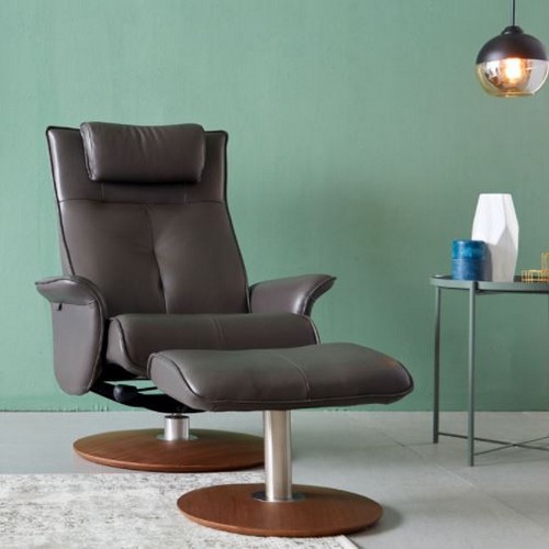 알파211 천연가죽 리클라이너 1인용