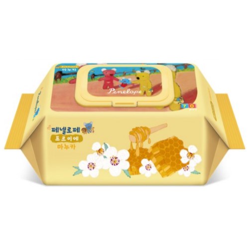 페넬로페 프르미에 마누카 물티슈 캡형 70매 (20팩)_이미지