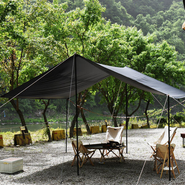 블랙코팅 암막 미니타프 2100 폴대세트