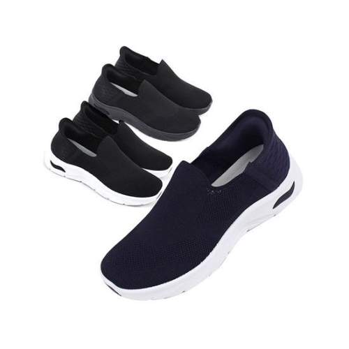 보그 샷행텐 HT-3702 남성용 메쉬 운동화 슬립온 스니커즈