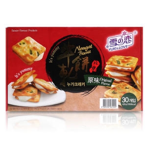 유키앤러브 대만 누가 크래커 14gx30개입 누가비스킷 대만과자 수입과자