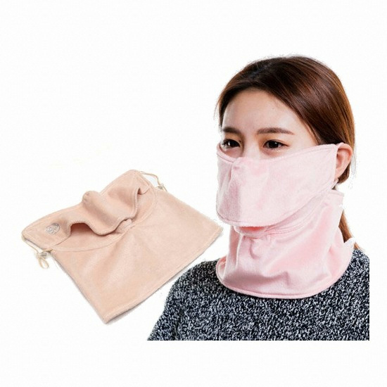  색상 연베이지 고운골프 E 양털 겨울마스크2컬러