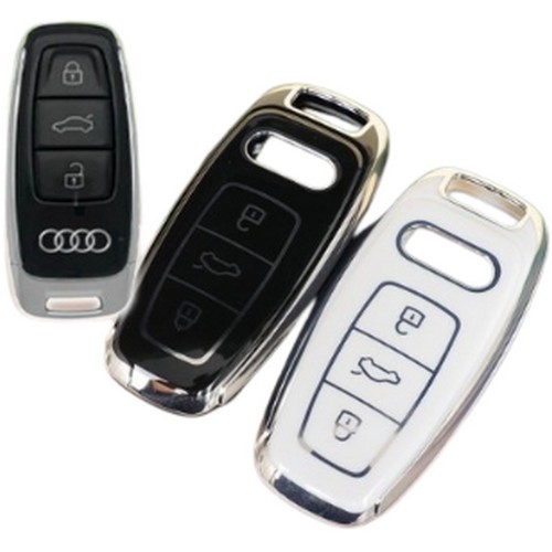 바이어블 TPU 풀커버 스마트키케이스 아우디 3버튼 전용 VA-TA09 (1개)