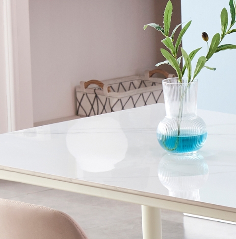 아이앤 마르틴 화이트 세라믹 식탁 1800 (의자6개)_이미지