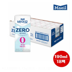 매일유업 매일바이오 제로 190ml (18개)_이미지