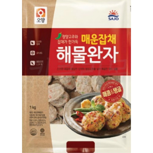 사조대림 오양 매운잡채 해물완자 1kg (1개)