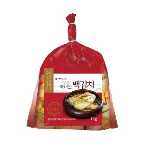 쿠팡 곰곰 백김치 1kg (4개)_이미지