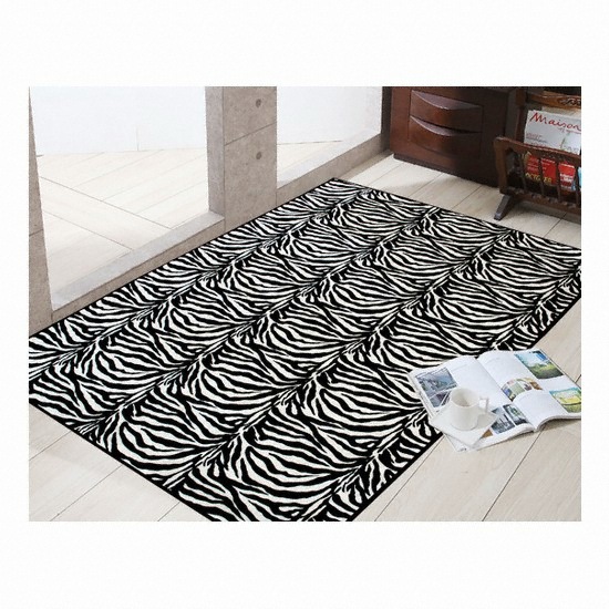 늘푸른산업 레온 HG 지브라 M 극세사 카페트 (150x100cm)_이미지