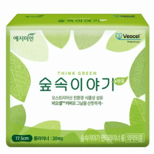 예지미인 숲속이야기 비오셀 팬티라이너 롱 20개