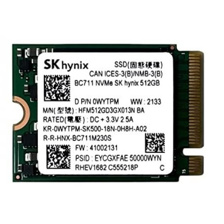 SK하이닉스 BC711 M.2 2230 NVMe 해외구매 (512GB)