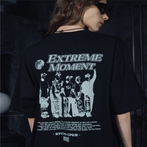 꼼파뇨 CPGN STUDIO 익스트림 모먼트 반팔티 블랙 298194