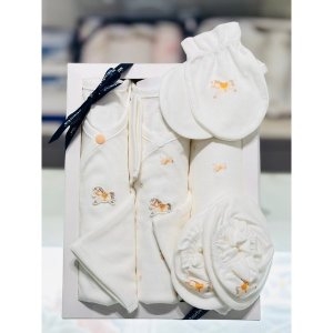 압소바 임신출산선물 미우텐셀 배냇저고리+배냇슈트+속싸개+손발싸개 4종세트 7A2C10108_이미지