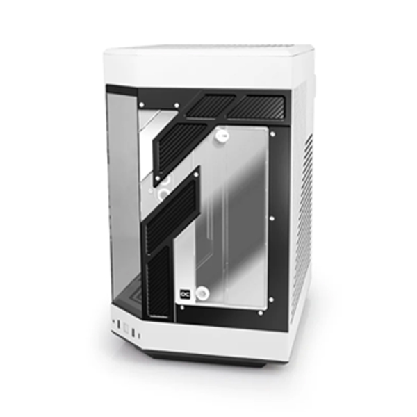 ALPHACOOL APEX Distro Plate HYTE Y60 수로판 360-L with APEX 워터펌프_이미지