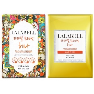 라라벨 천연 헤나 염색약 100g 내추럴오렌지 2개 가루_이미지