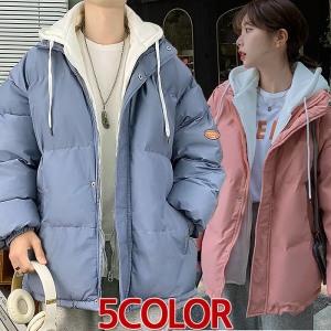 남녀 가을겨울 COWBOY 투피스 후드 더블 레이어드 웰론 패딩점퍼 5칼라 /1/ 따뜻한 패딩점퍼