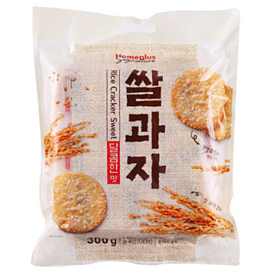 홈플러스 쌀과자 달콤한맛 300g (1개)_이미지