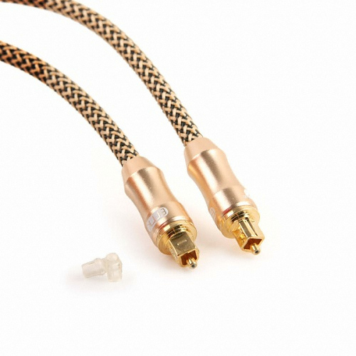 라이트컴 COMS 6파이 오디오 광케이블 골드 메탈 (3m)_이미지