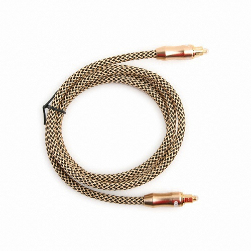 라이트컴 COMS 6파이 오디오 광케이블 골드 메탈 (3m)_이미지