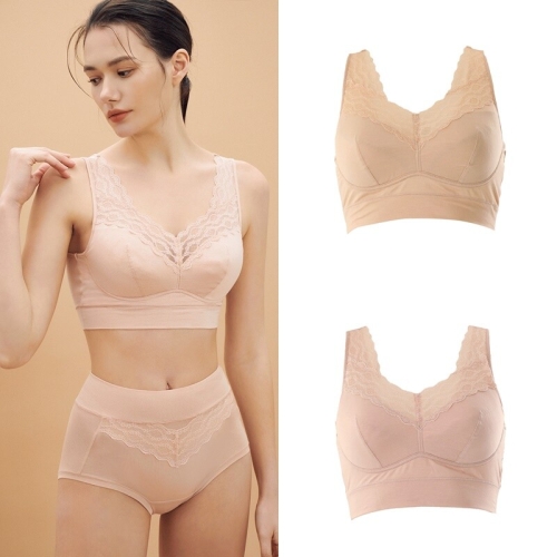 와코루 런닝브라+팬티2칼라셋 트코 라이오셀 런닝브라팬티세트 WLGX101R LGX101TSET_이미지