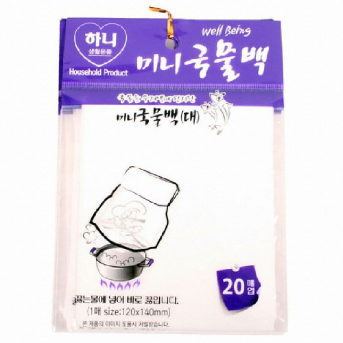 하니 미니 국물백 (대) 20매이미지입니다. 누르면 해당 게시물로 새창이동합니다.