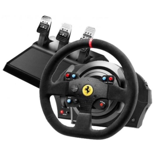 T300RS 페라리 레이싱 휠 알칸타라 에디션 +레이싱시트,TH8A시프터(3페달)_이미지
