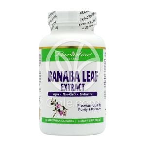  파라다이스허브 바나바 잎 추출물 코르솔산 바나바 리프 180 베지캡슐 Paradise Herbs
