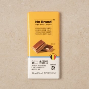 이마트 노브랜드 밀크 초콜릿 90g (1개)