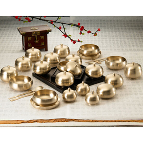 한국유기 전통 옥바리 7첩 반상기 세트 46p