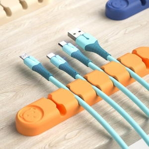 브리스크스타일 케이블홀더 6구 컴퓨터 책상 선 정리 전선 고정 클립