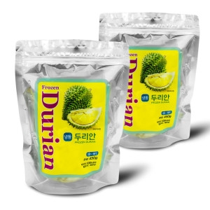 신정푸드 껍질 손질된 열대과일 고당도 냉동 두리안 (450g,2개)_이미지