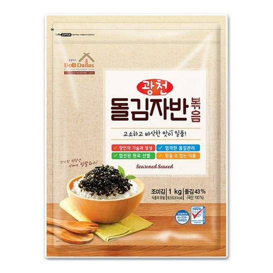 동산엘엔비 밥달라스 광천 돌김자반볶음 1kg이미지입니다. 누르면 해당 게시물로 새창이동합니다.