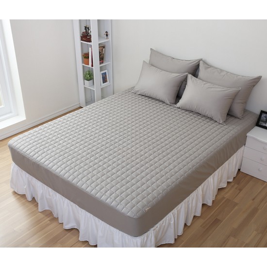 대우침장 세라지오 순면 누빔 매트리스커버 (슈퍼싱글 SS)_이미지