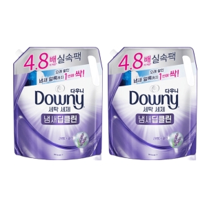 P&G 다우니 냄새딥클린 라벤더클린 리필 2.2L (2개)