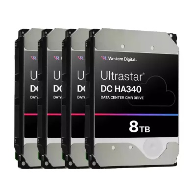 Western Digital Ultrastar DC HA340 패키지 7200/256M WUS721208BLE6L4 (4x8TB)_이미지