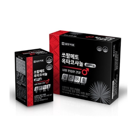 일양약품 쏘팔메토 옥타코사놀 프리미엄 30캡슐 2개입 세트 (1개)_이미지