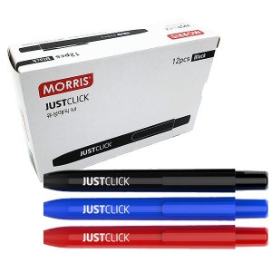 오피스존 모리스 저스트클릭 유성매직 M 1타 12개입 마카