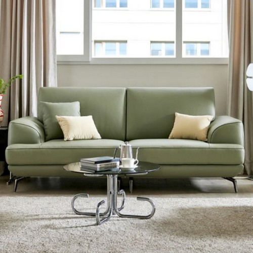 자코모 로엘라 럭스 이태리 천연통가죽 소파 3인용 (스툴별도)