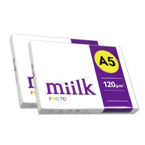 한국제지 밀크 포토 복사용지 A5 120g (800매)_이미지