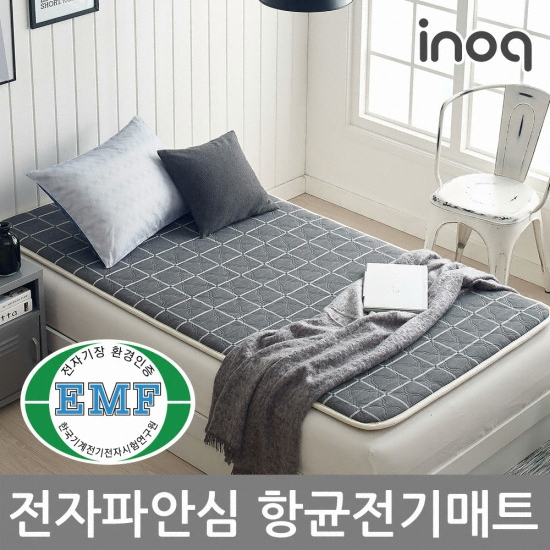 이노크아든 항균 보드라이트 블랙 전기장판 IA-EP200 (싱글, 100x200cm)_이미지