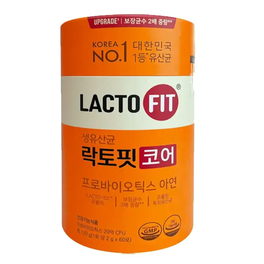 종근당건강 락토핏 5X 생유산균 코어 2g 60포