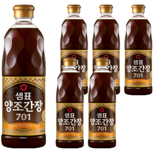 샘표 양조간장 701 860ml (6개)_이미지