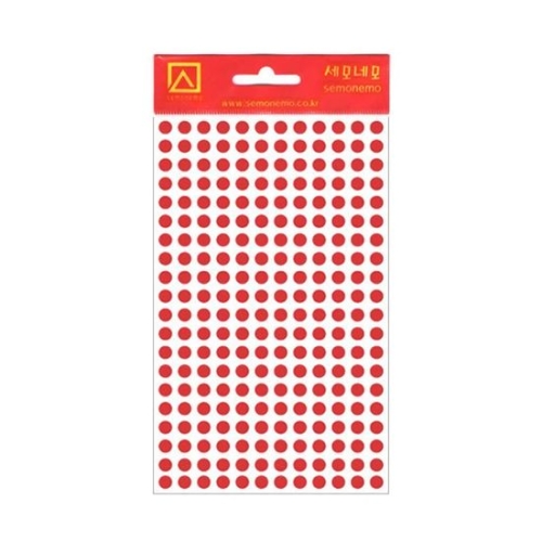 세모네모 라벨 견출지 10-303-3R 지름 5cm 20개