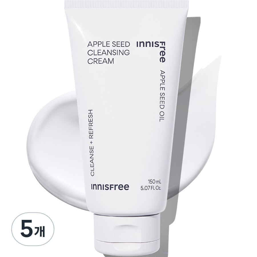 아모레퍼시픽 이니스프리 NEW 애플 씨드 클렌징 크림 150ml (5개)
